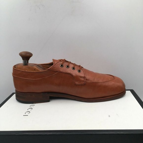 Rubaiyat by Martin Stieglitz Brown Leather Oxford Dress Shoes Men's Size 10 US - Picture 3 of 12